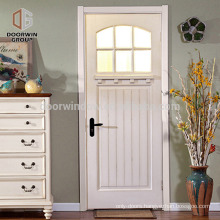 Country side front door designs white pine larch oak wooden door with tempered glass